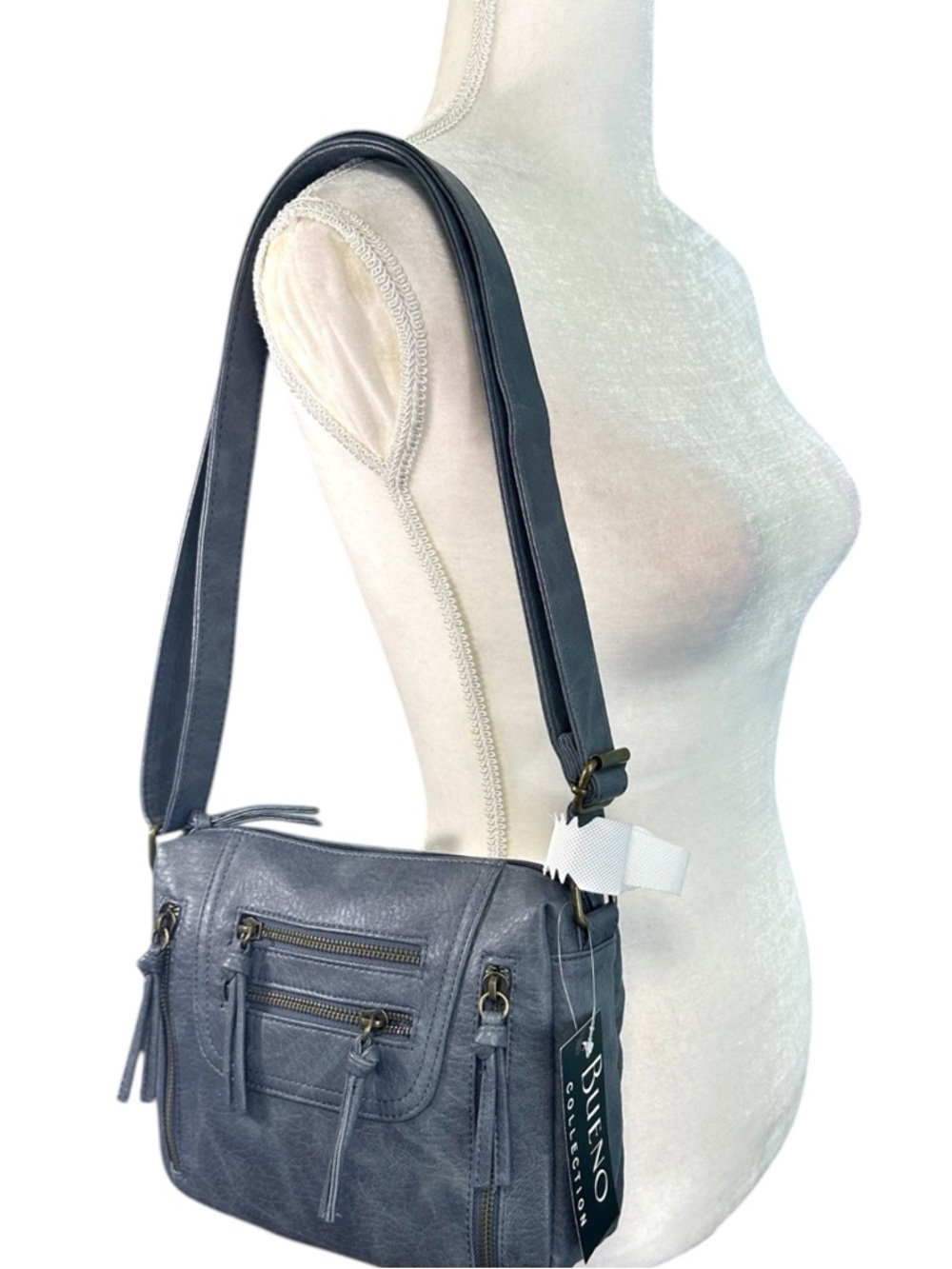NWT Bueno Blue Cross Body Purse - Picture 3 of 11